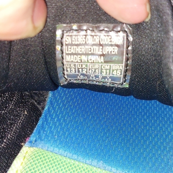 Skechers Flex Sole Lightweight Men's Sneakers Size 13 Green/Black #51365 - Picture 6 of 9